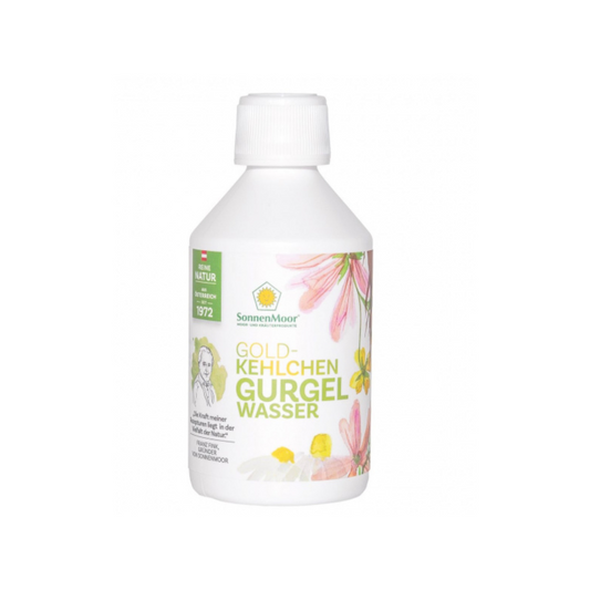 SonnenMoor Kräuter Gurgelwasser mit Alkohol - 250 mlDie Gurgellösung von Franz Fink ist das einzigartige, pflanzliche Gurgellösung hergestellt aus dem bewährten Originalrezept unverändert seit 1972. Diese ausgeklügelt