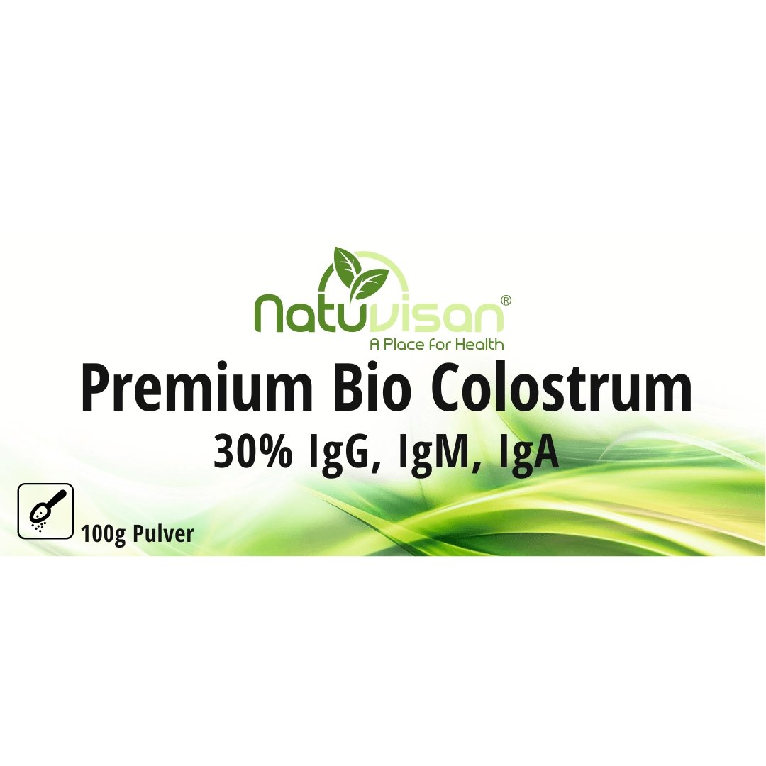 Bio Colostrum auch Erstmilch oder Biestmilch genannt -30% IgG- Pulver 100 g - Natuvisan