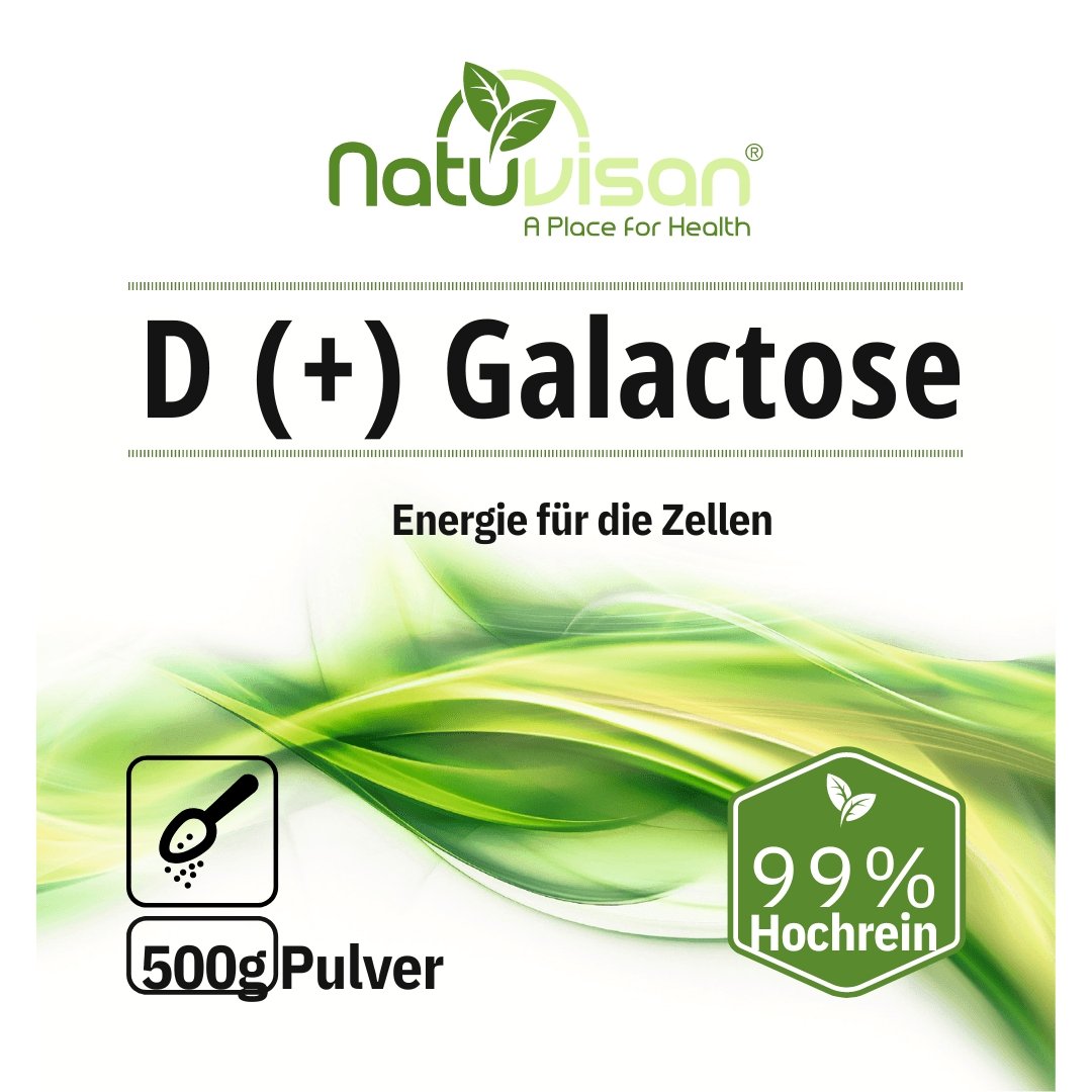 D(+) Galactose Schleimzucker 99% hochrein - Pulver 500 g - Natuvisan