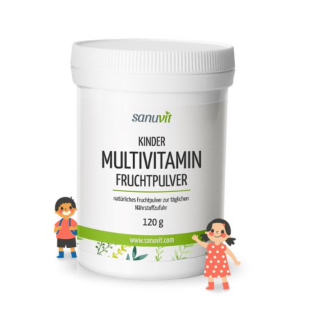 Kinder Multivitamin Komplex Fruchtpulver - 120 g Pulver - Natuvisan