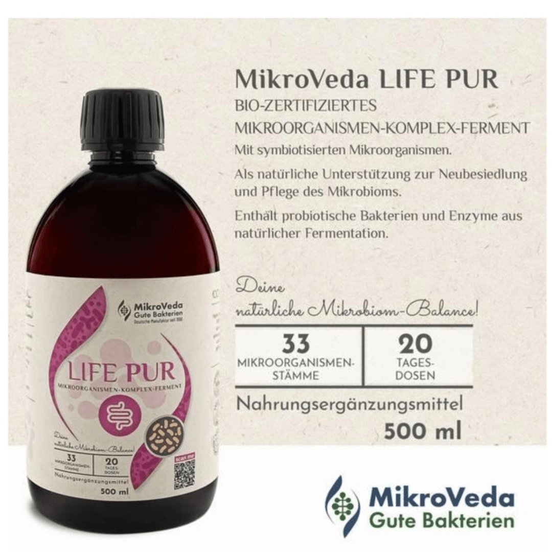MikroVeda Life Pur Bio Mikroorganismen Komplex Ferment - Natuvisan